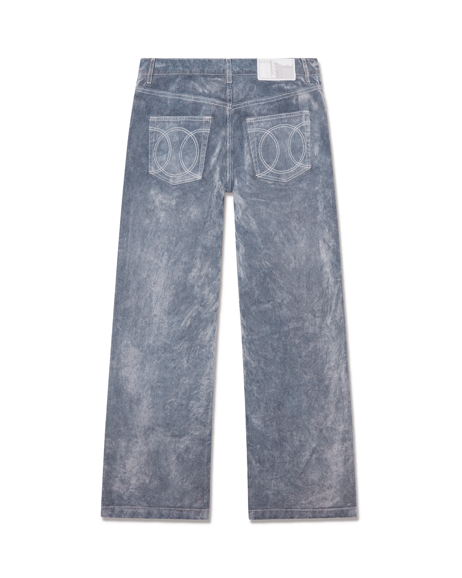 Peach Texture Jeans - 图片 6