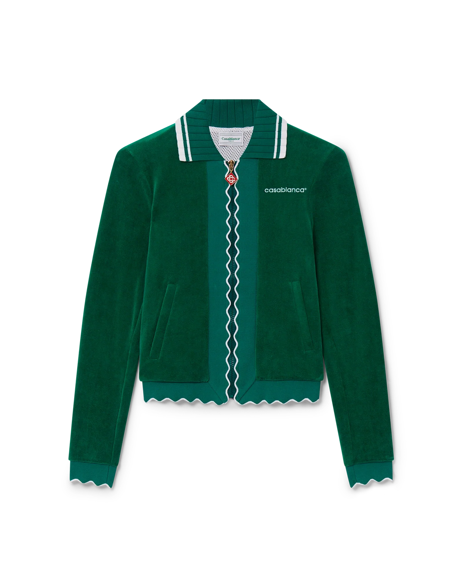 Scalloped Track Jacket