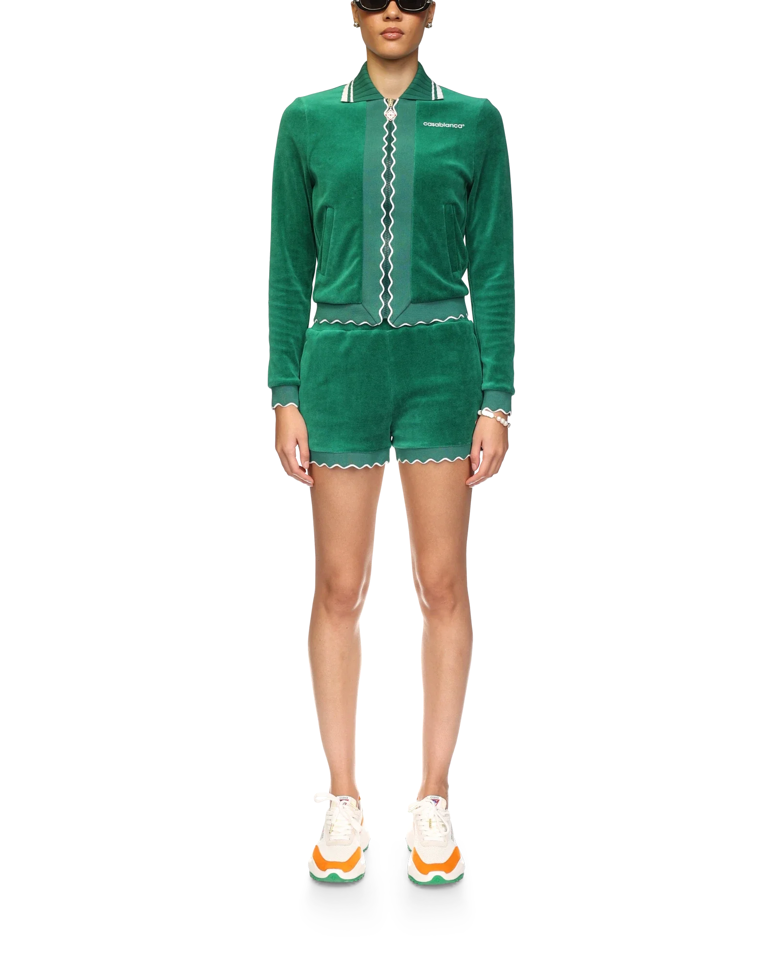 Scalloped Track Jacket - 图片 2