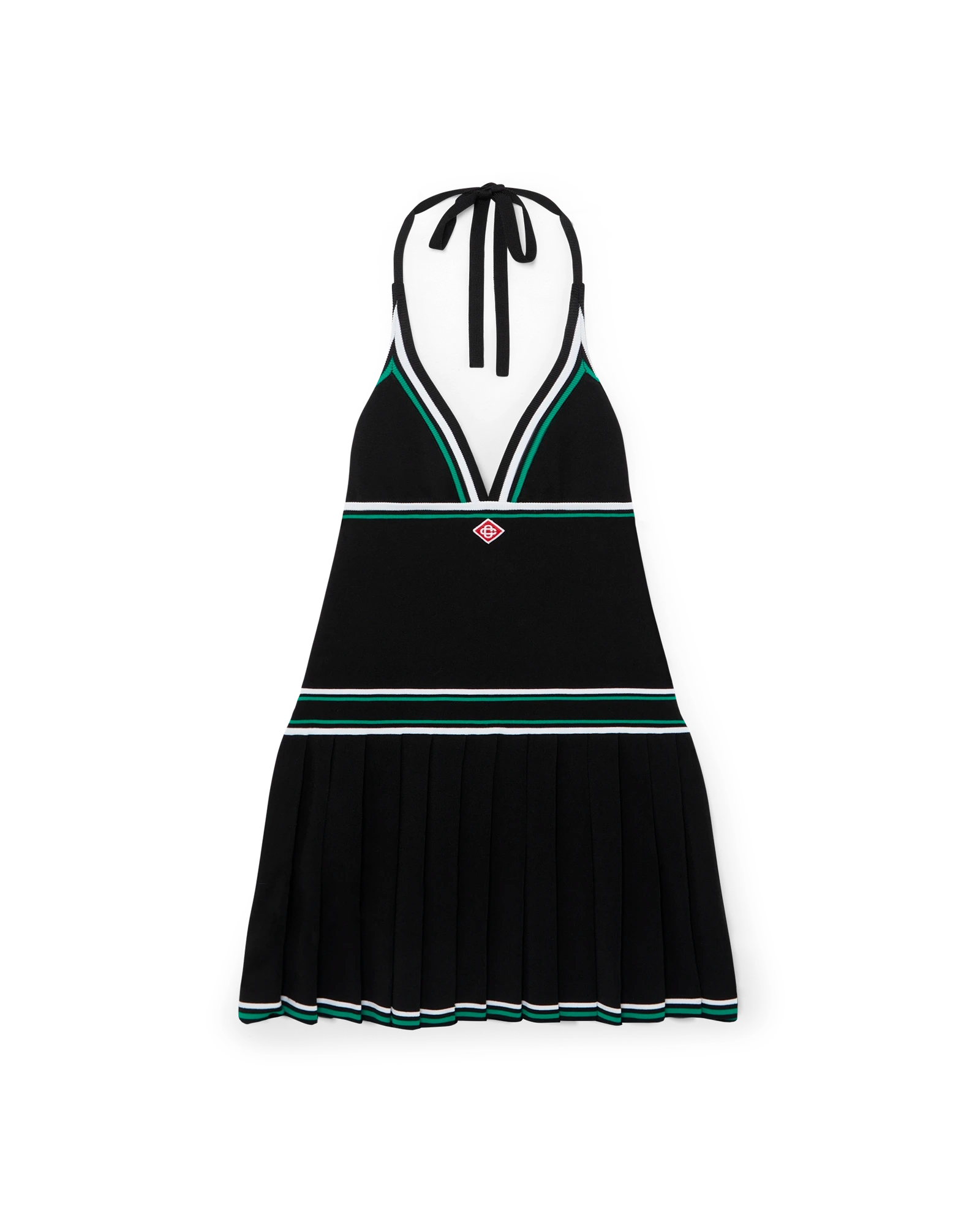 Pleated Knit Day Dress