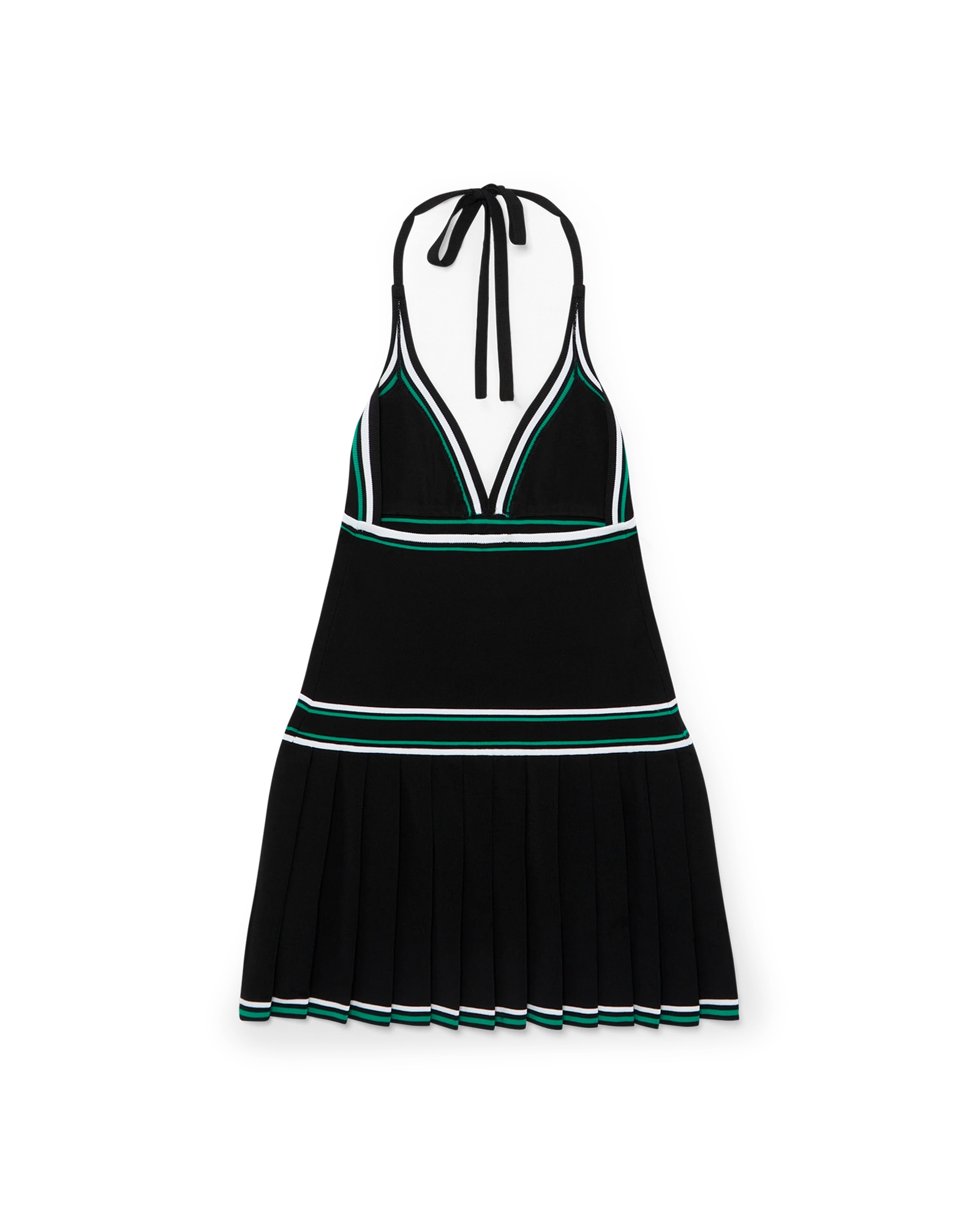 Pleated Knit Day Dress - 图片 6