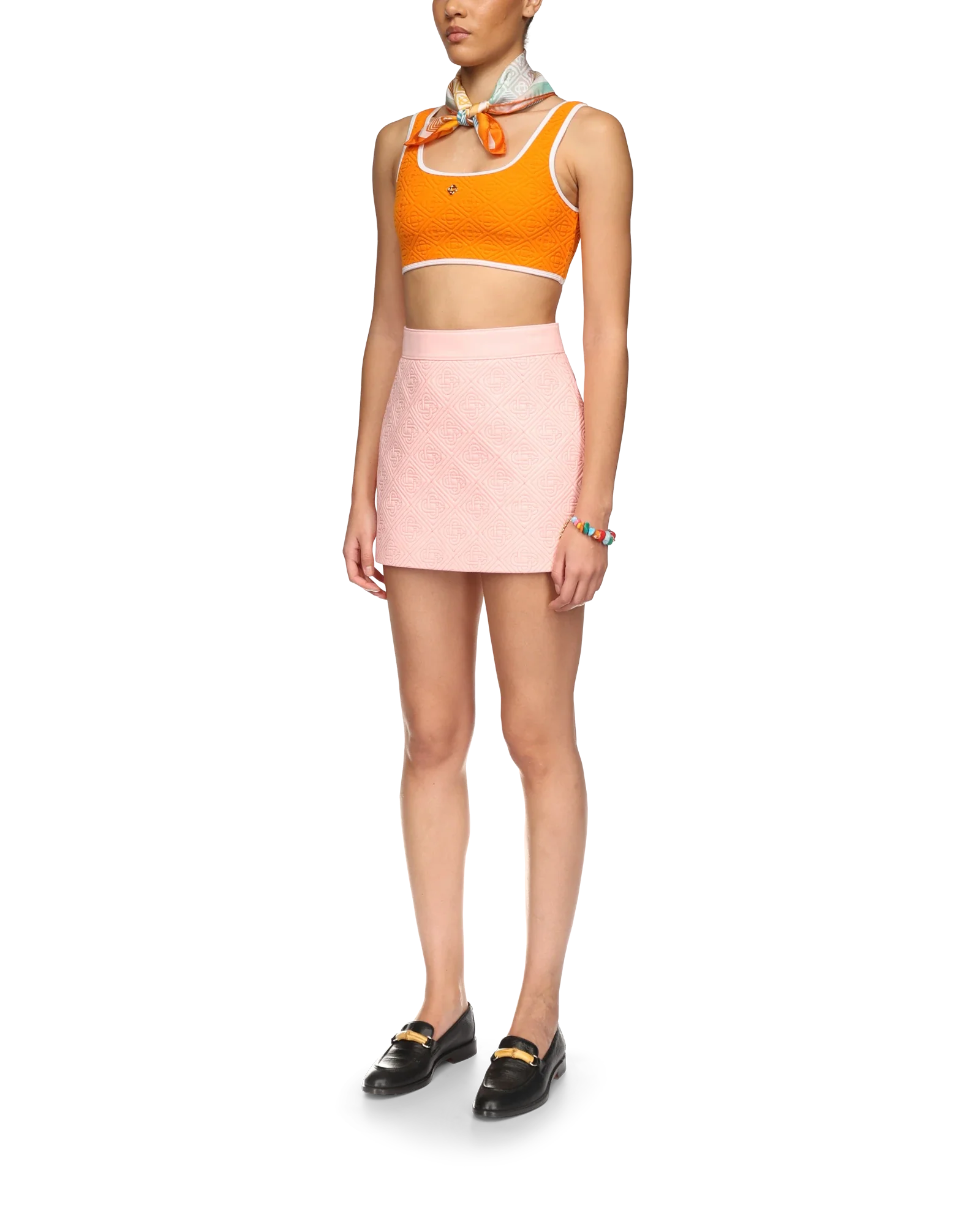 Monogram Quilted Skirt - 图片 3