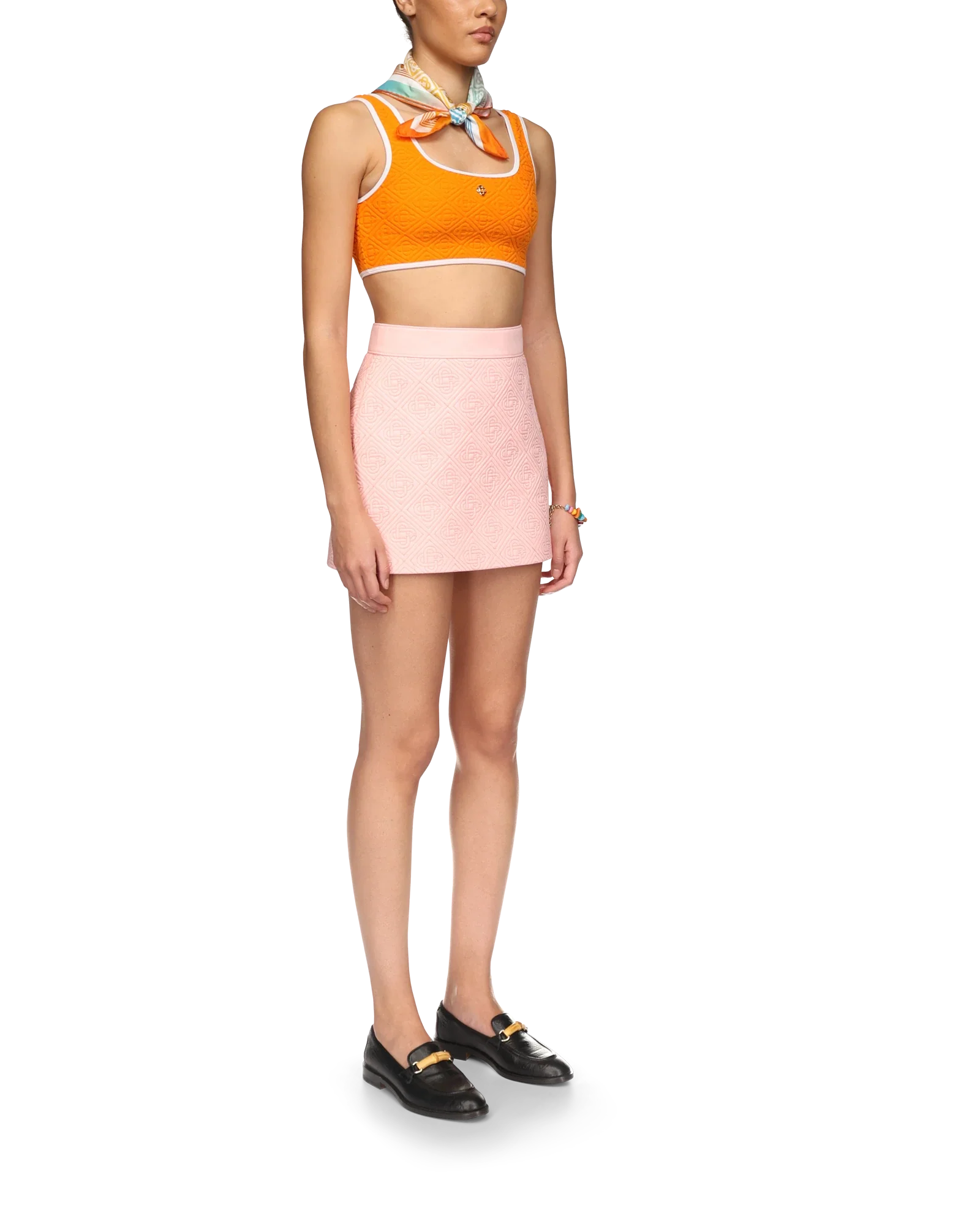 Monogram Quilted Skirt - 图片 5