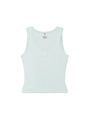 Ribbed Jersey Tank Top