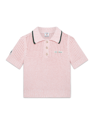 Cotton Mouliné Polo Shirt