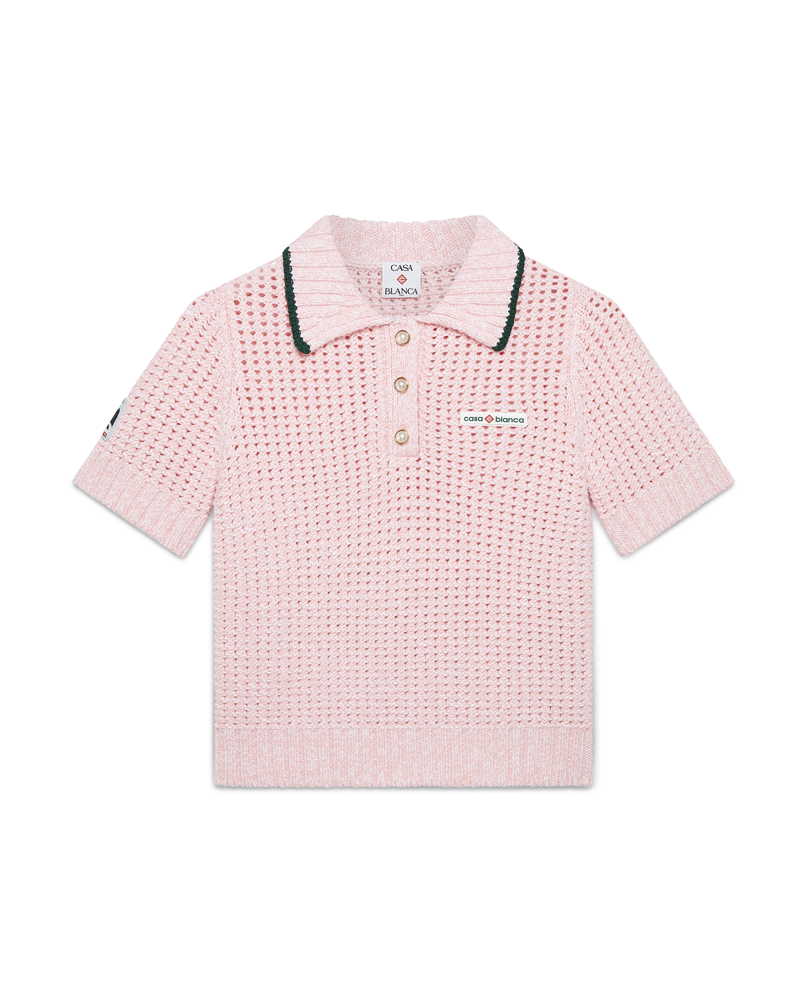 Cotton Mouliné Polo Shirt