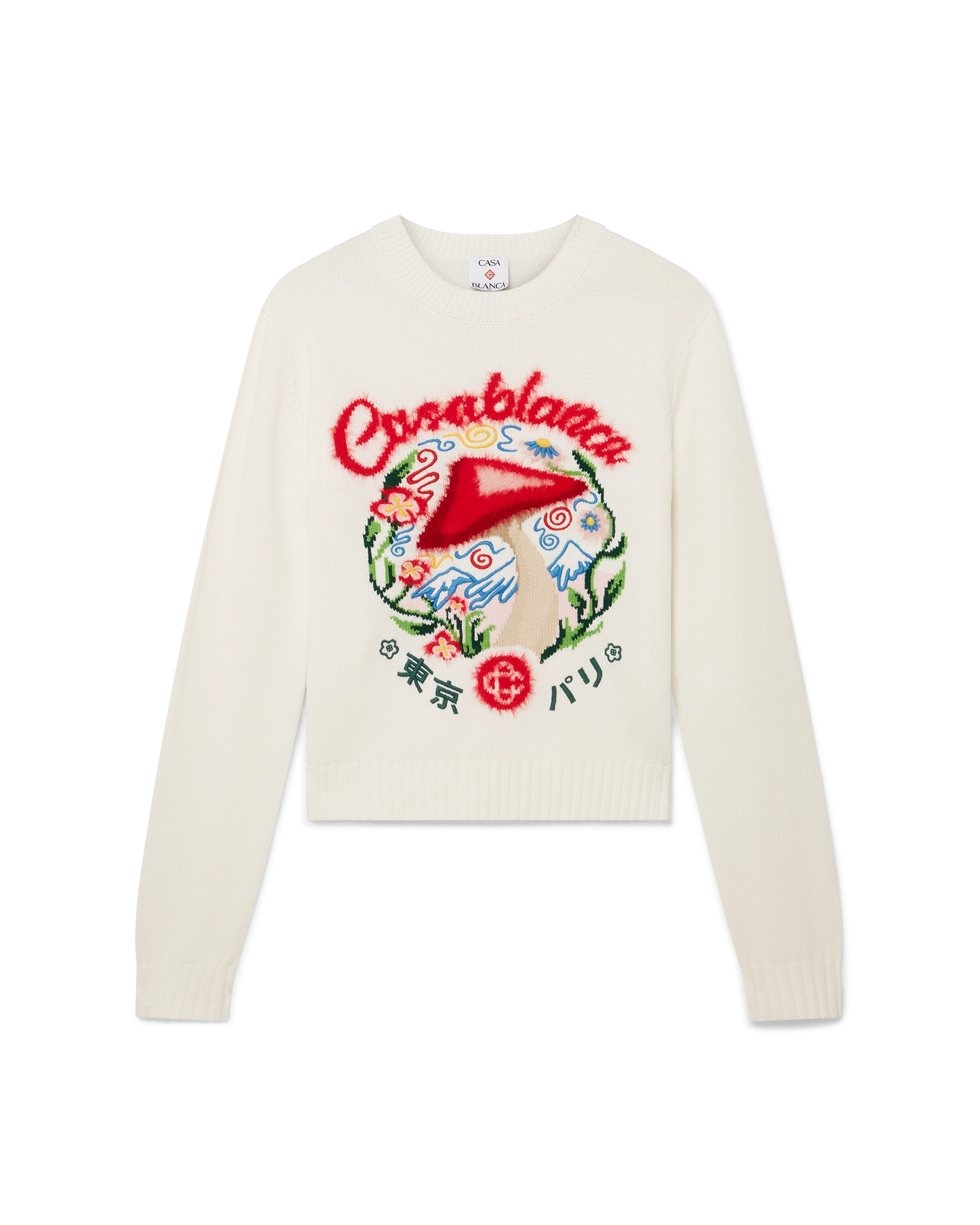 Cotton Embroidered Mushroom Jumper