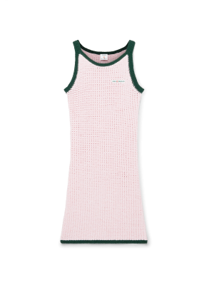 Cotton Mouliné Tank Dress