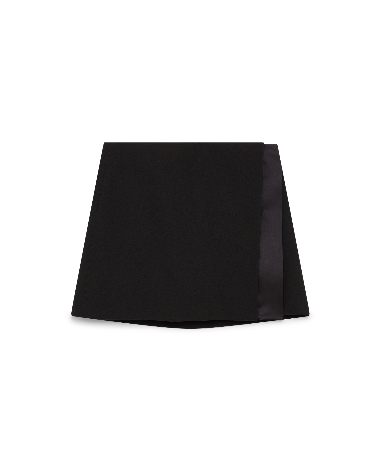 Wool Tailoring Wrap Skirt