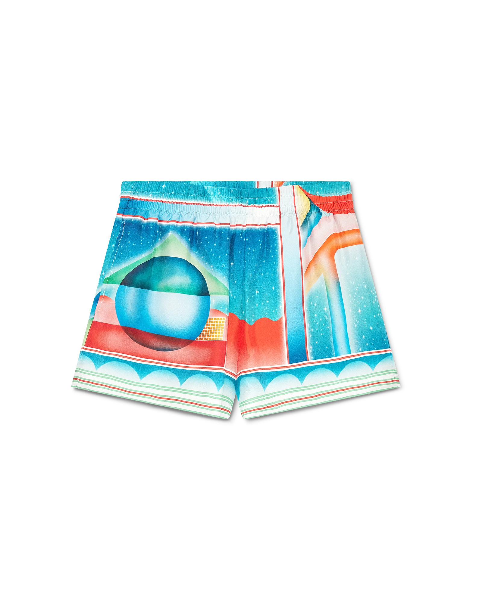 Galaxy Court Silk Shorts