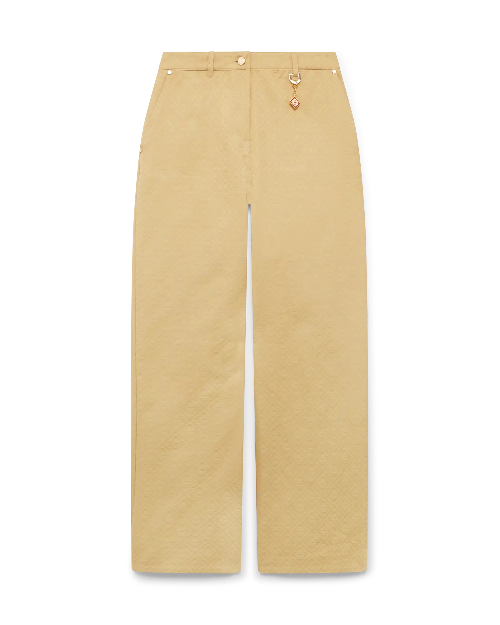 Cotton Monogram Jacquard Trousers