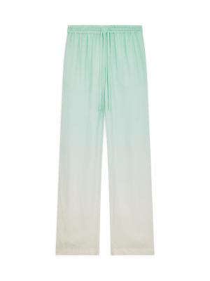 Gradient Monogram Jacquard Trousers