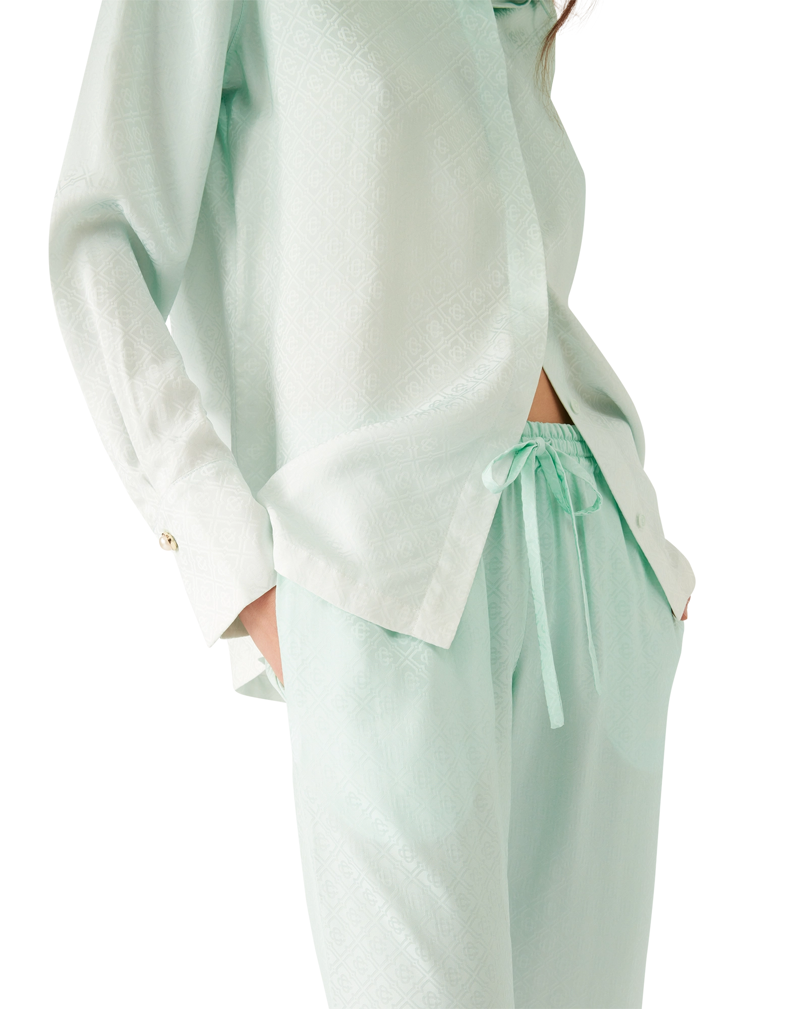 Gradient Monogram Jacquard Trousers - 图片 5