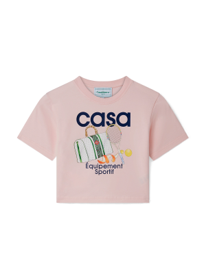 Equipement Sportif Cropped Short Sleeve T-Shirt