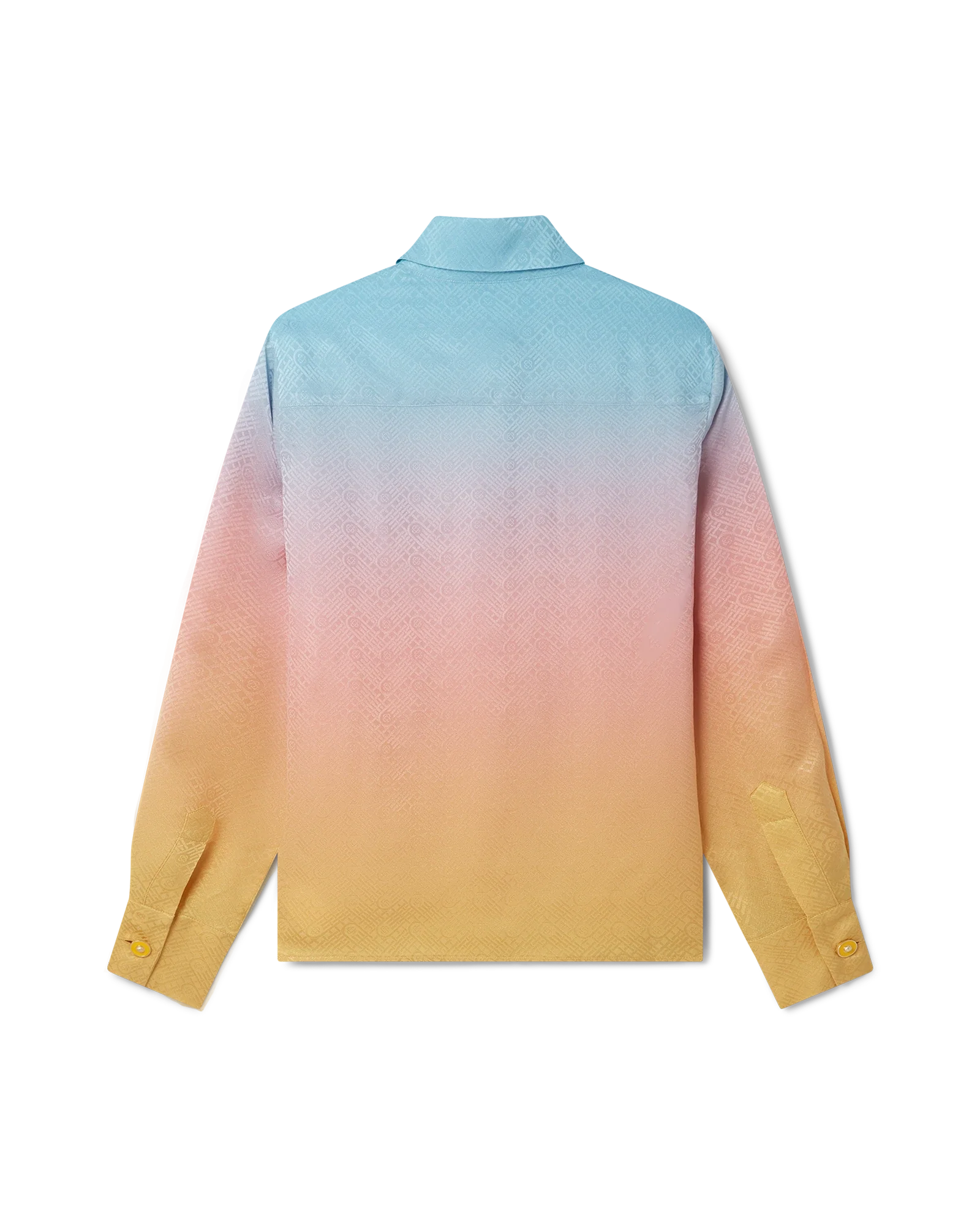 Ping Pong Gradient Silk Long Sleeve Shirt - 图片 6