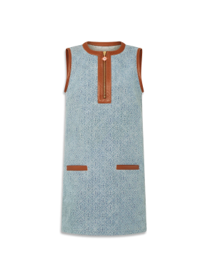 Monogram Denim Dress