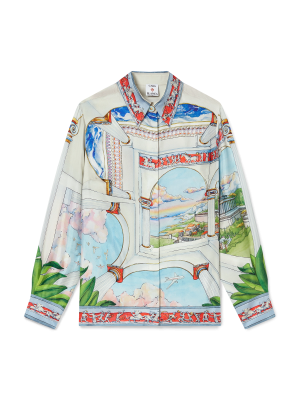 Le Passage Long Sleeve Silk Shirt