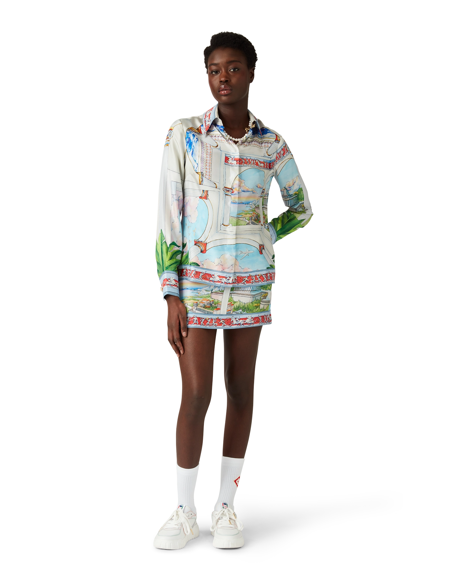 Le Passage Long Sleeve Silk Shirt - 图片 2