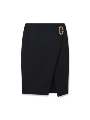 Tailored Wrap Skirt