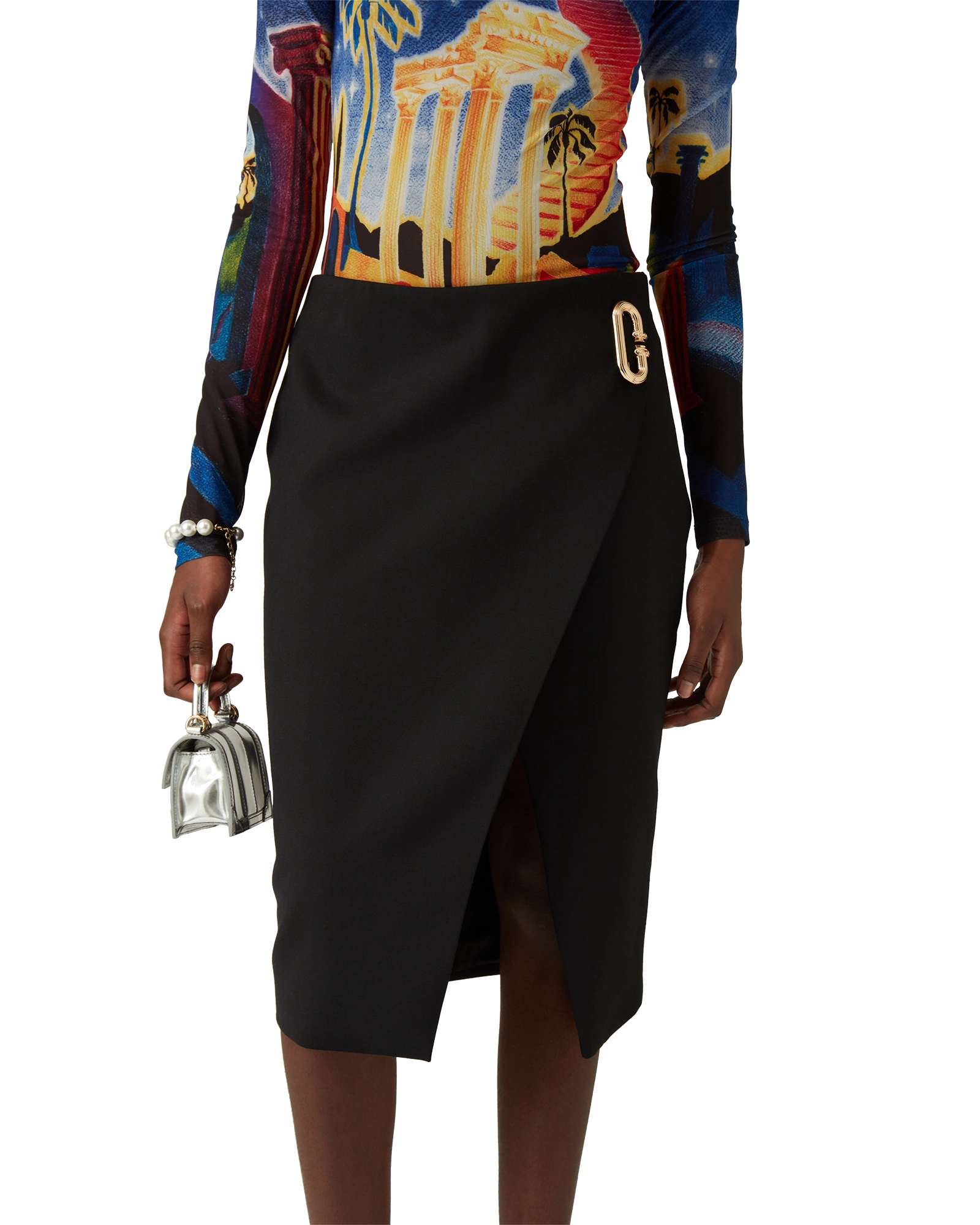 Tailored Wrap Skirt - 图片 5