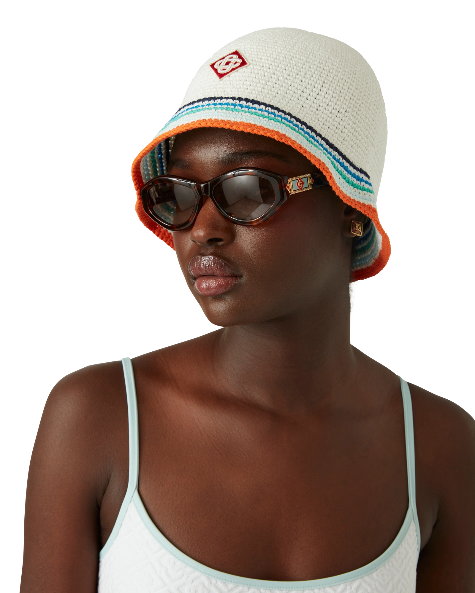 Jacquard Monogram Bikini Top - 图片 5