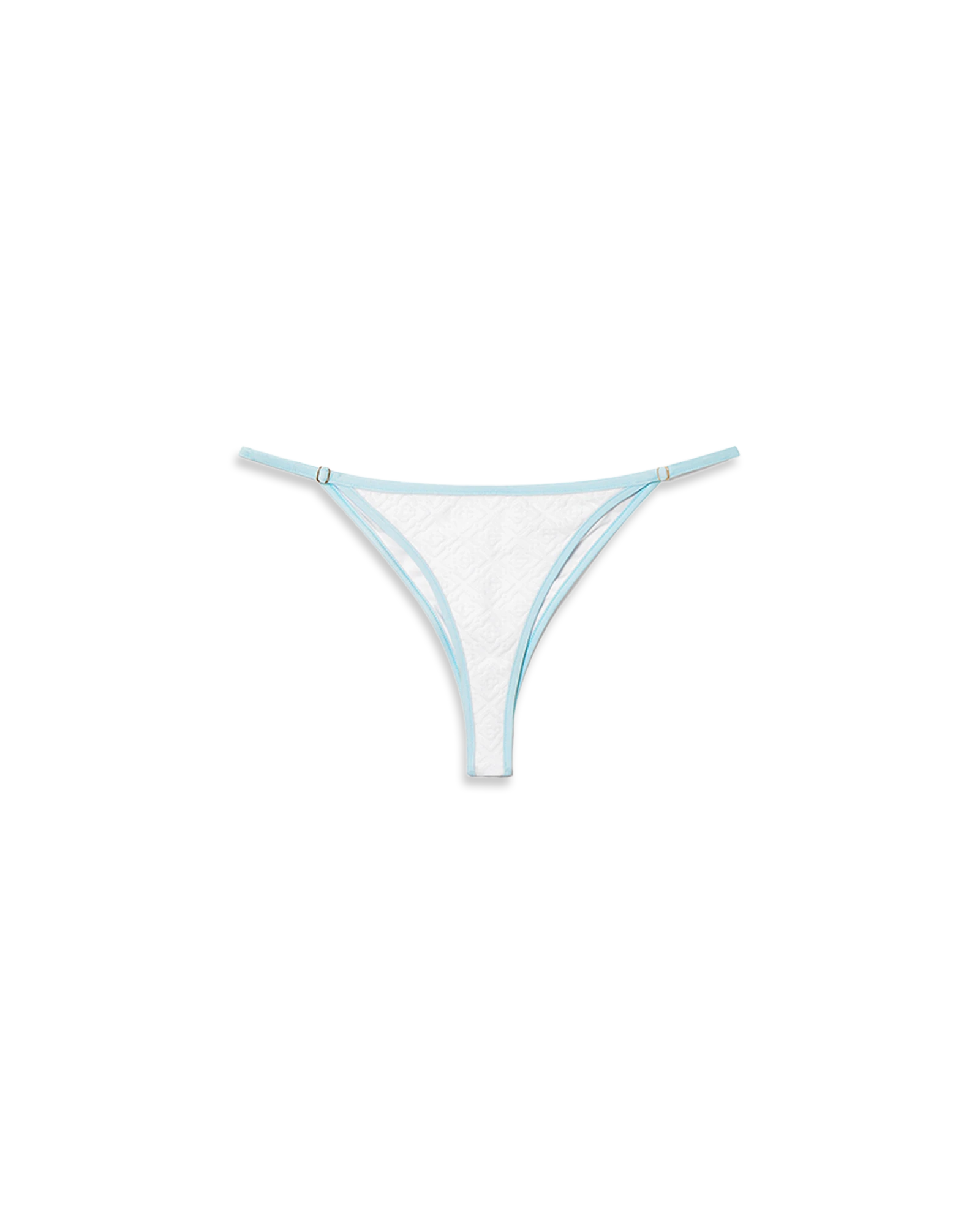 Jacquard Monogram Bikini Bottoms