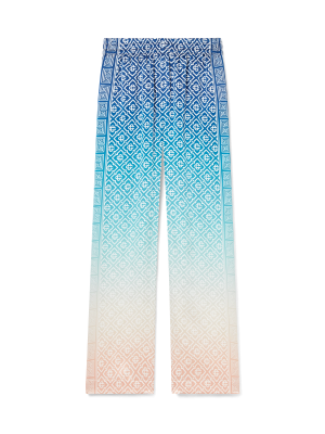 Jacquard Gradient Silk Trousers