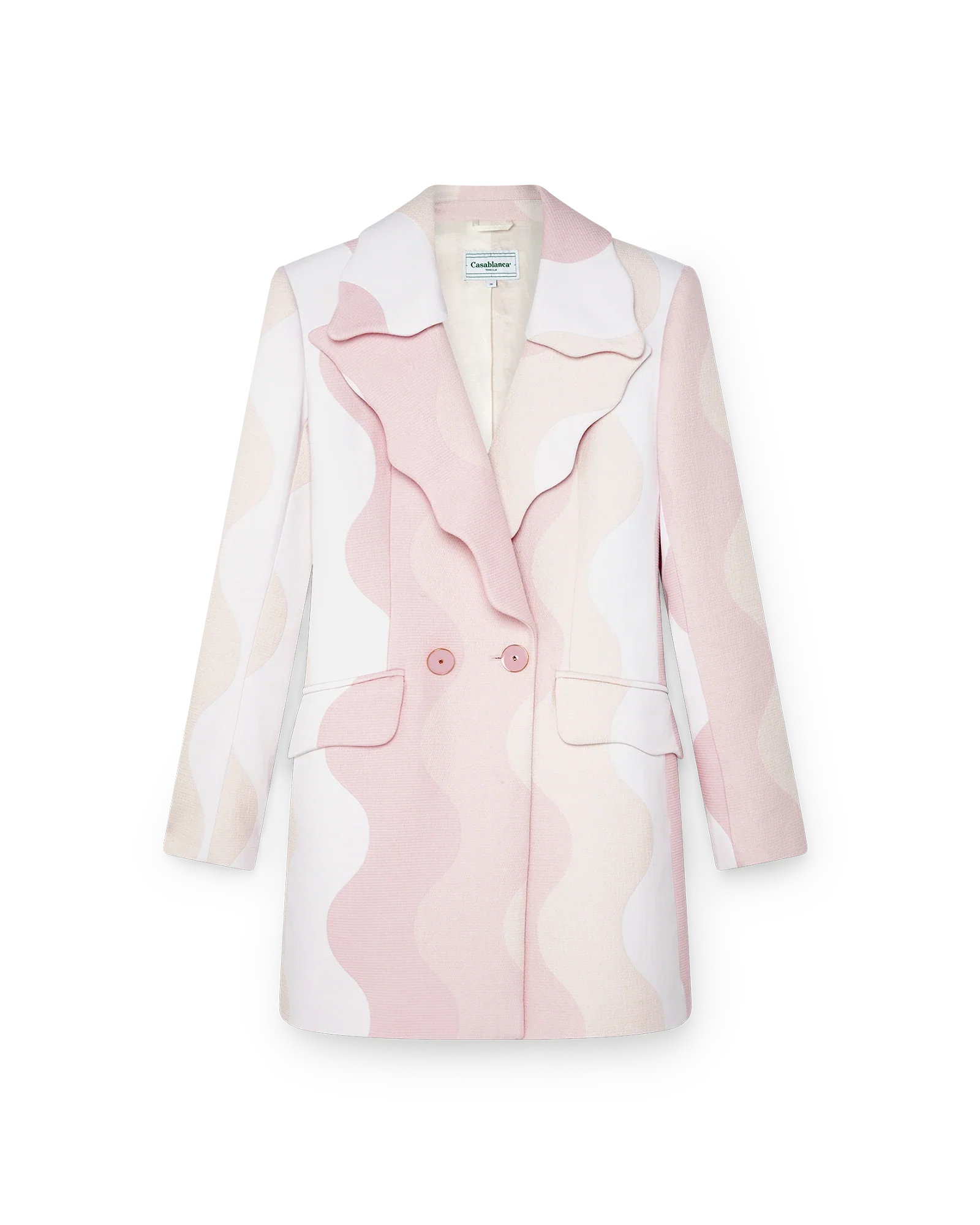 Pink Wave Tailored Dress