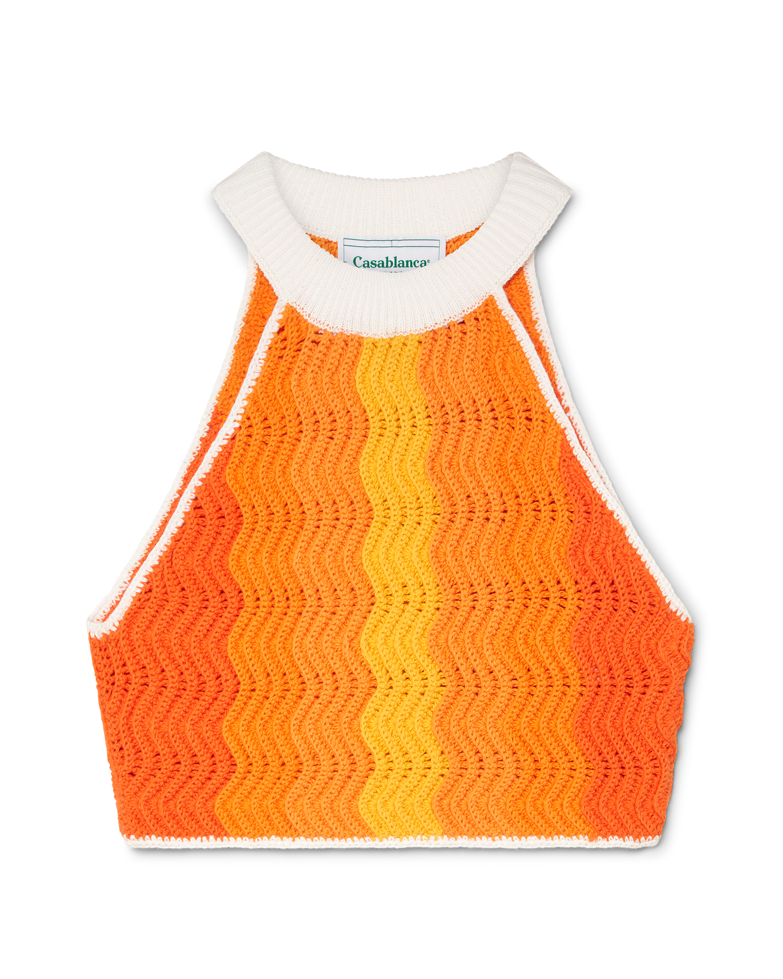 Orange Gradient Sleeveless Top