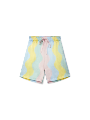 Casa Shell Wave Silk Shorts