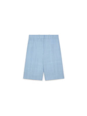 Light Blue Tailored Shorts