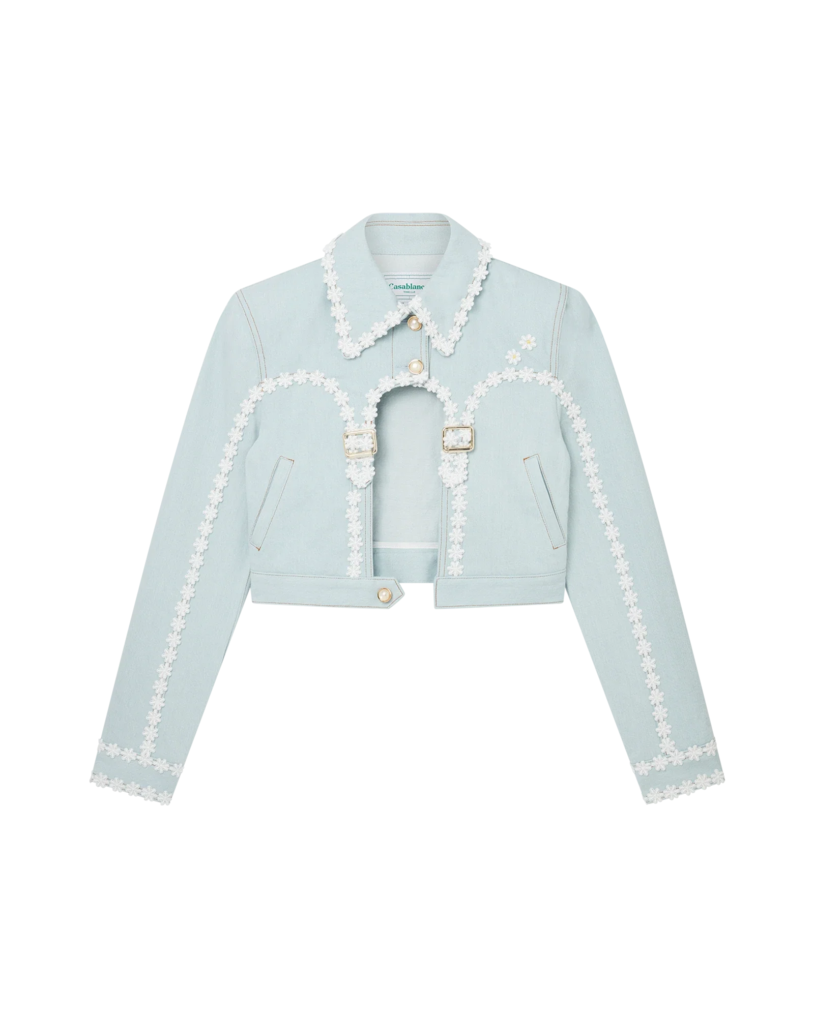 Cut Out Arch Denim Jacket