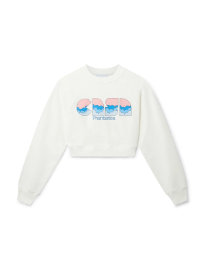 Casa Clouds Cropped Sweatshirt
