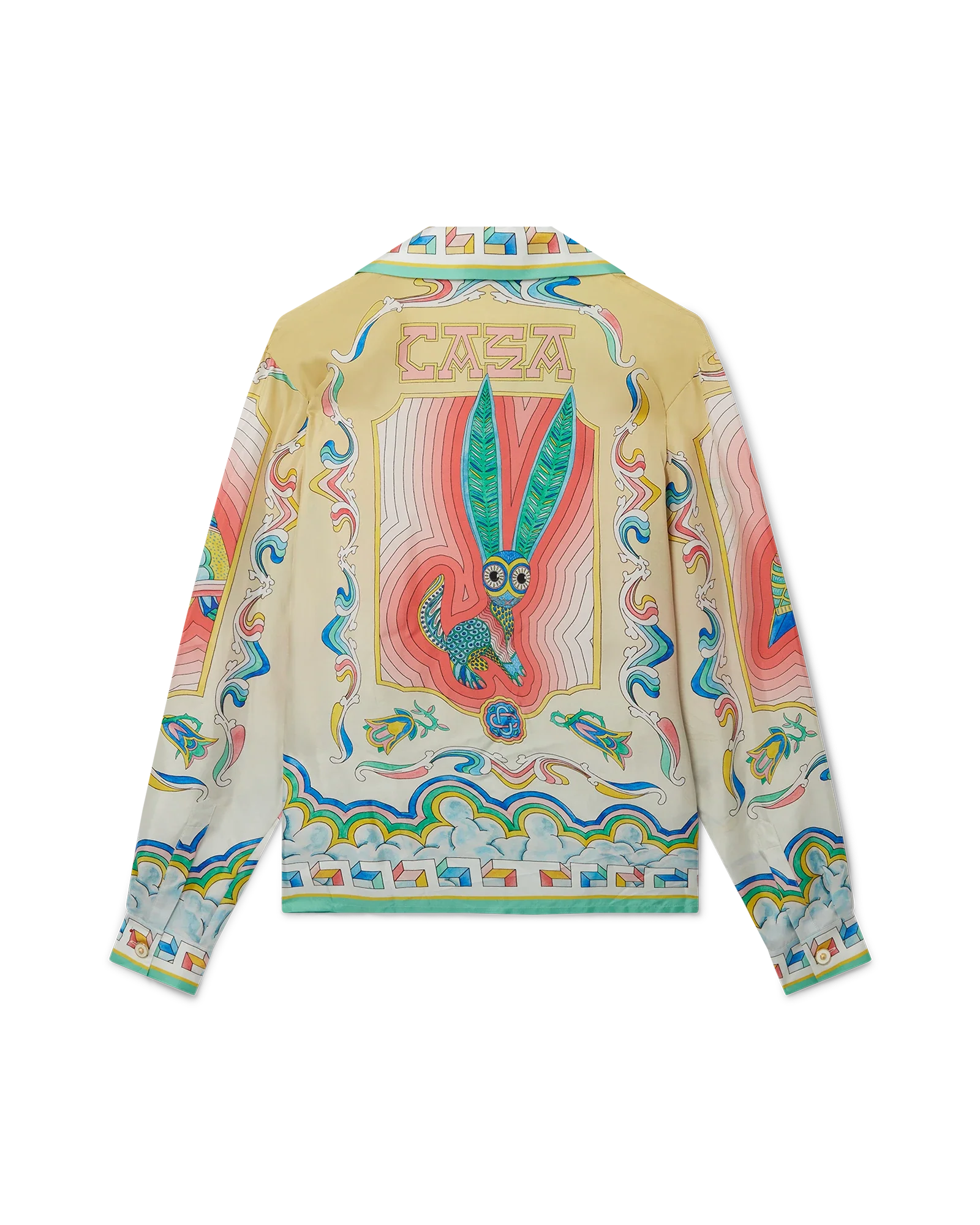 Souvenir Long Sleeve Silk Shirt