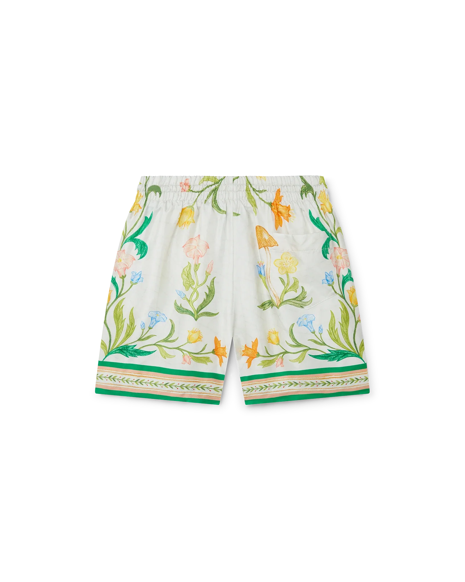 L'Arche Fleurie Silk Shorts - 图片 2