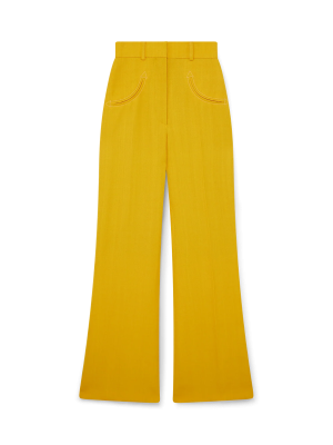 Western Pocket Flared Trouser