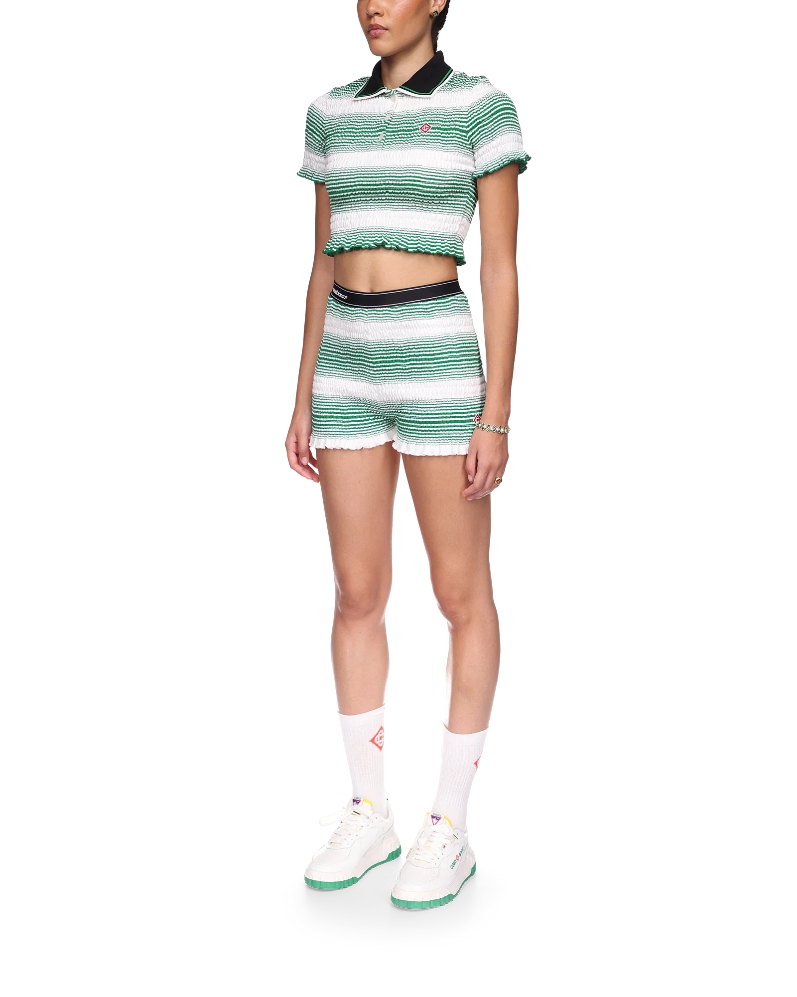 Gradient Striped Shorts - 图片 3