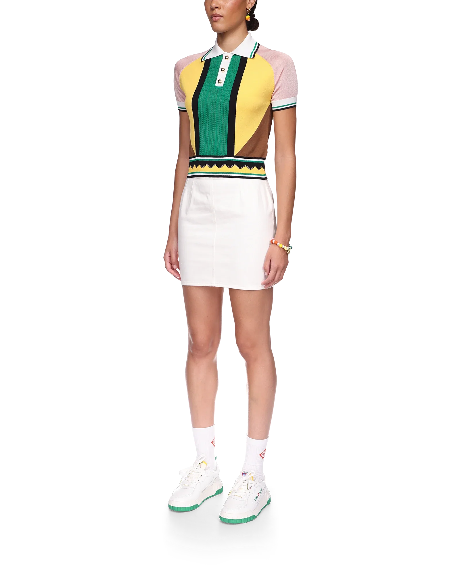 Graphic Panelled Polo - 图片 3