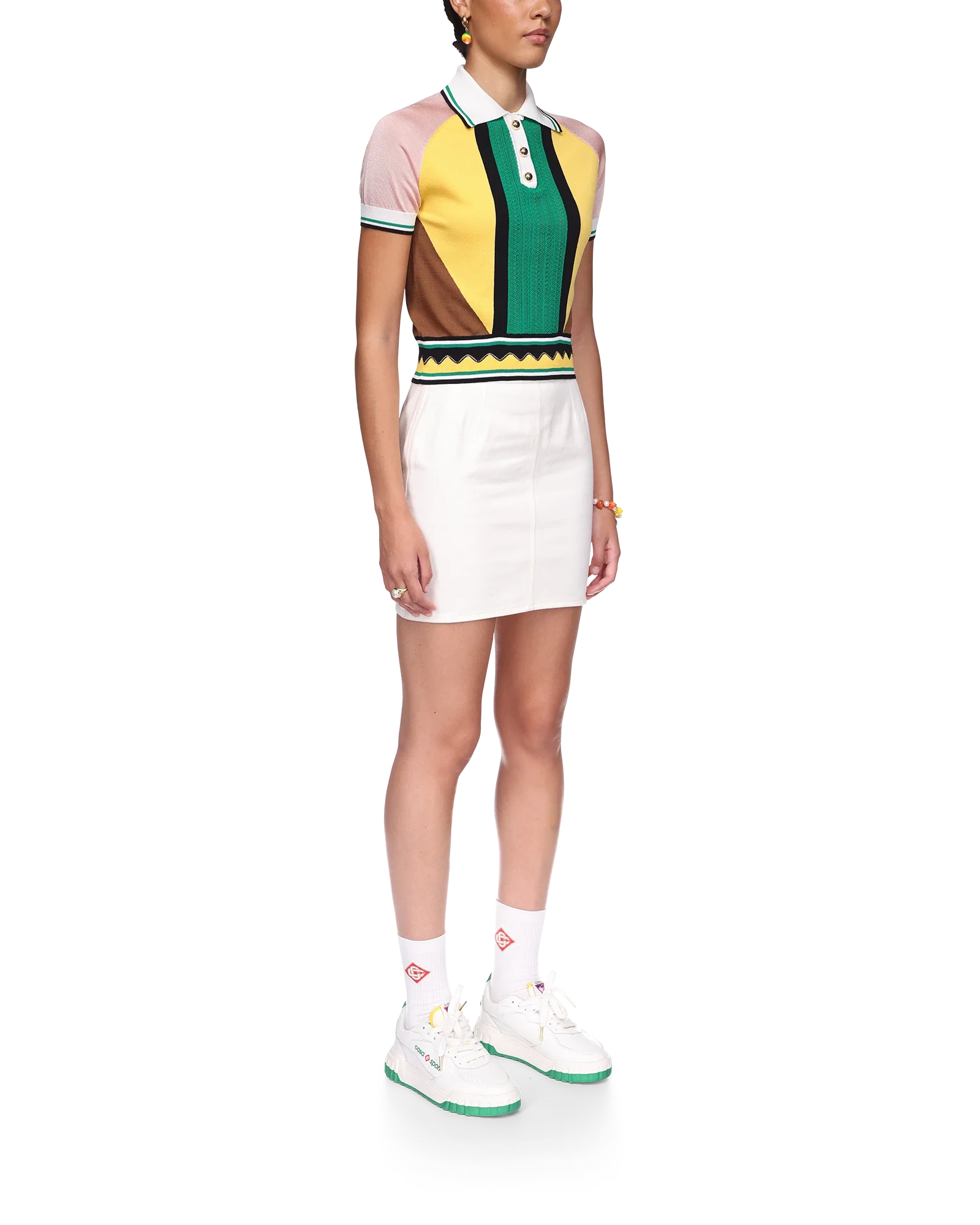 Graphic Panelled Polo - 图片 5