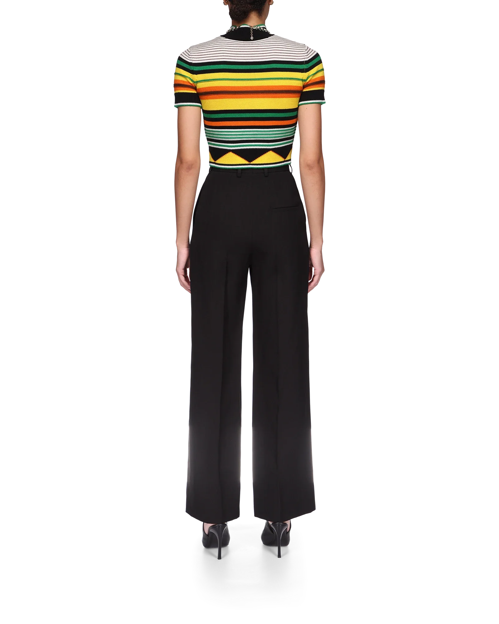 Knitted Striped Shirt - 图片 4