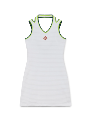 Textured Velour Tennis Dress