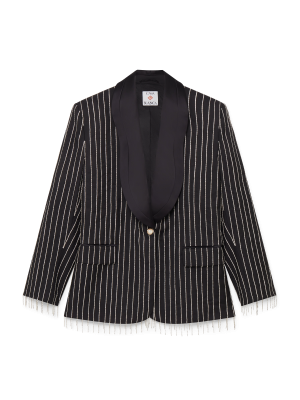 Crystal Embellished Tailored Jacket