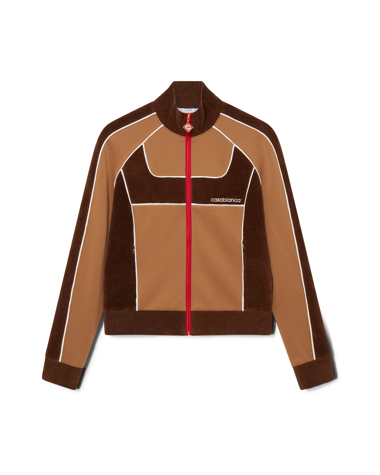 Chenille Panelled Track Jacket