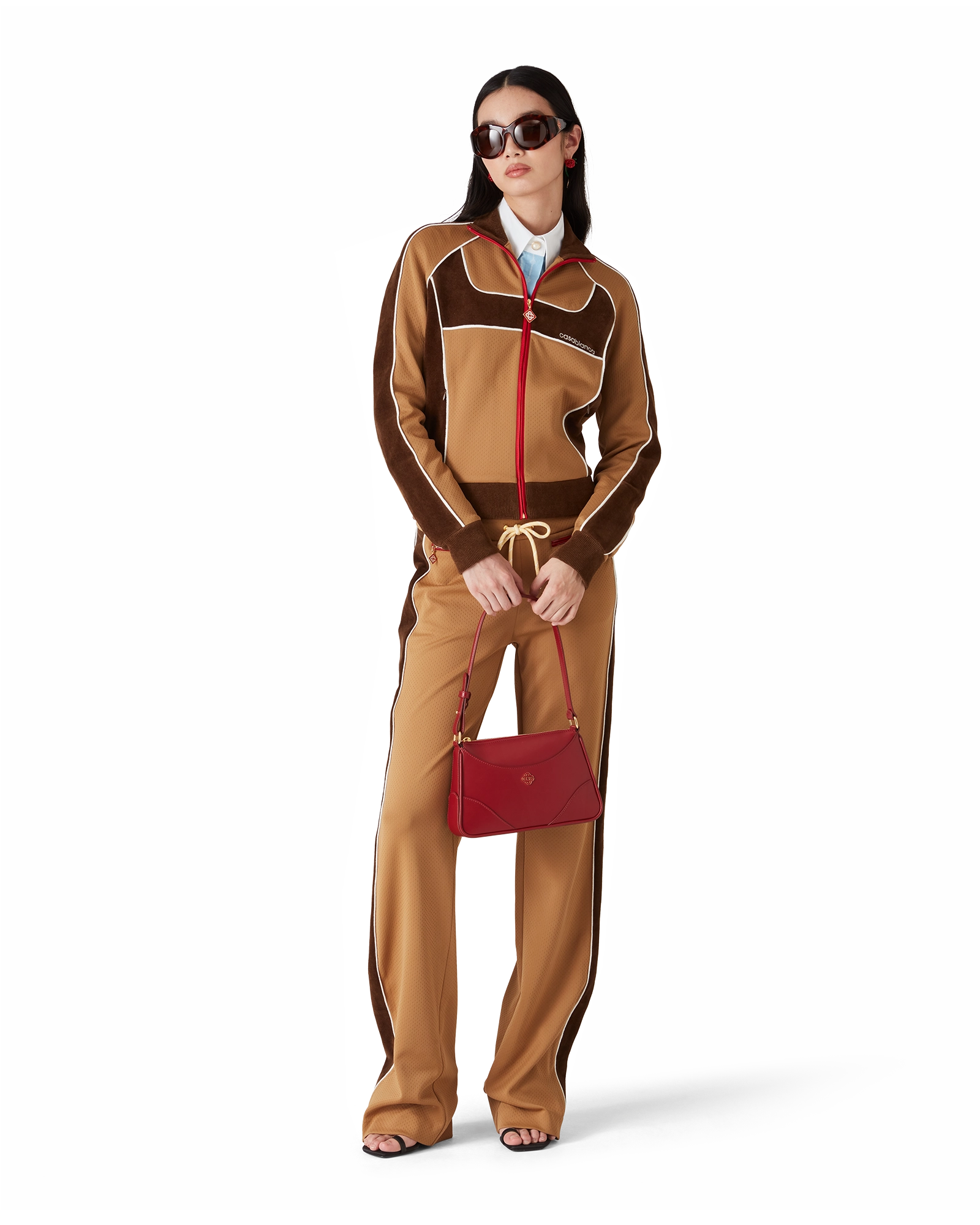 Chenille Panelled Track Jacket - 图片 2