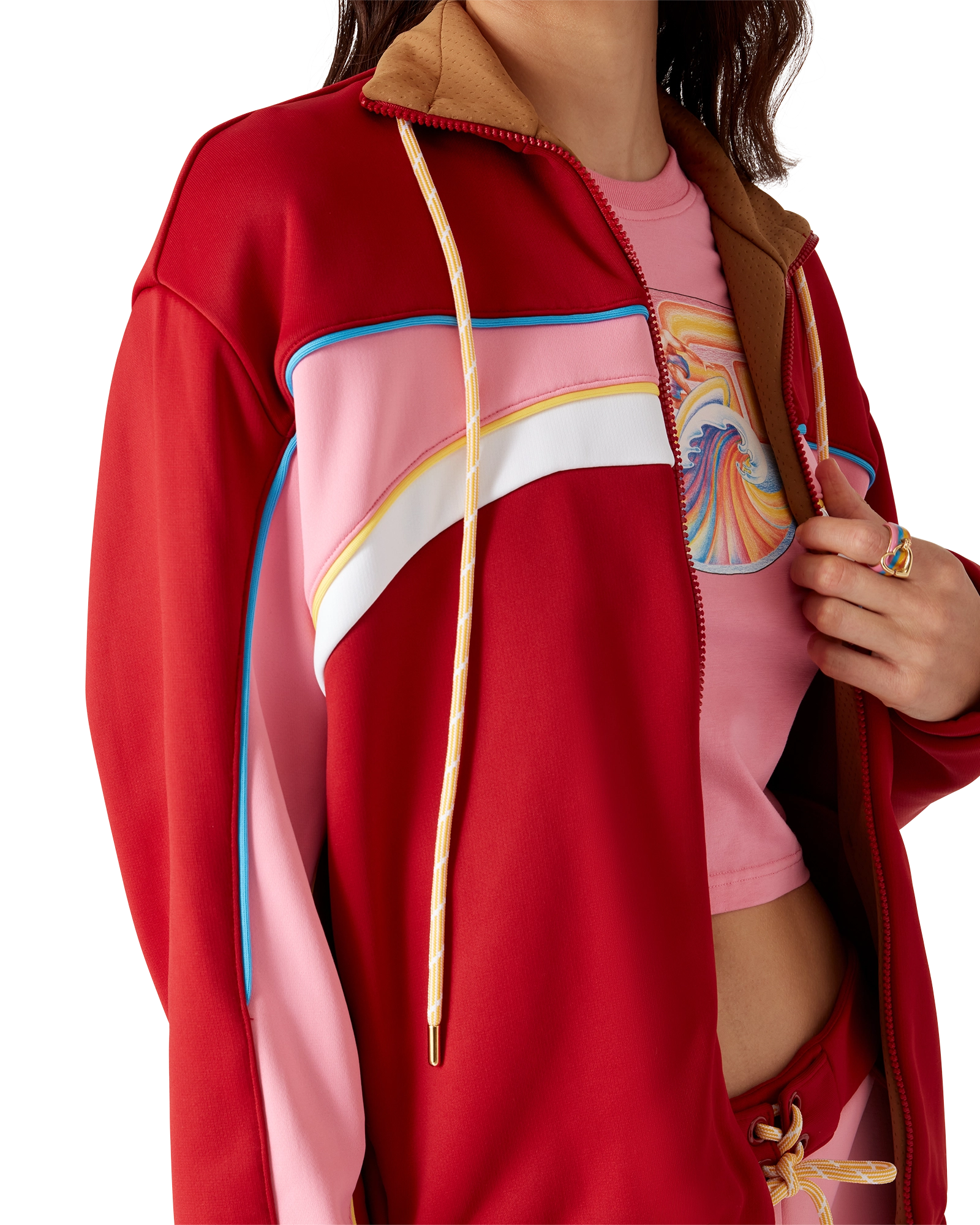 Tricot Oversized Track Jacket - 图片 5