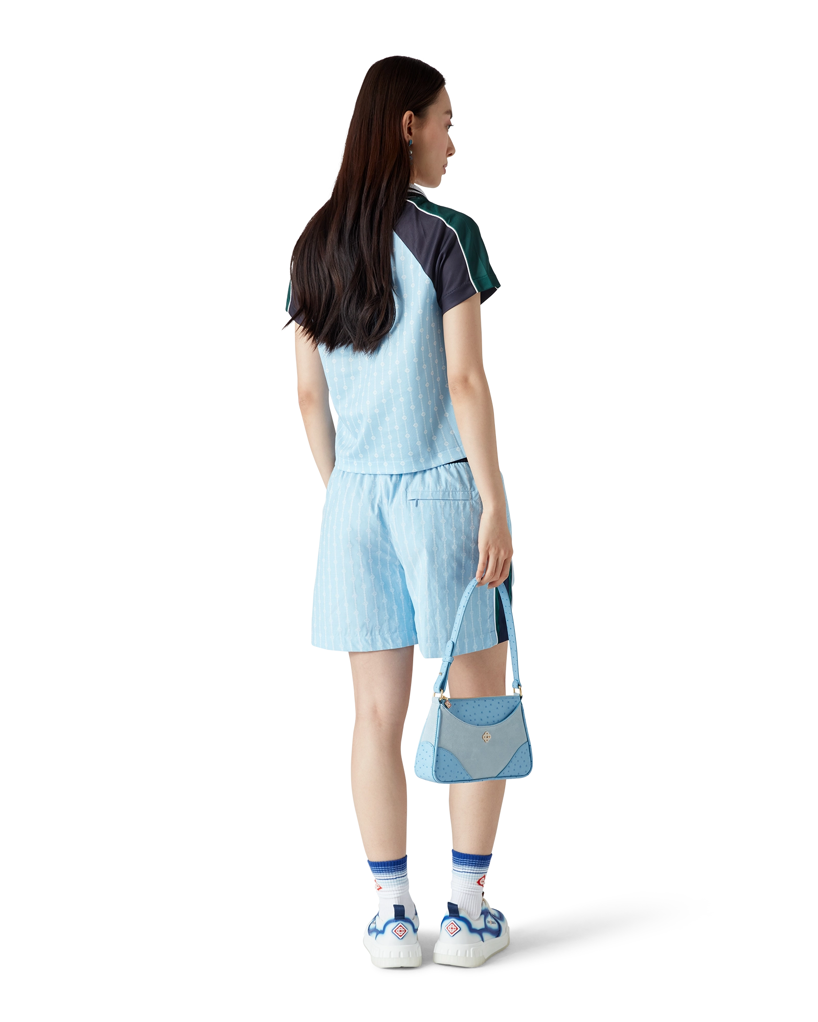 Pinstripe Laurel Football Short Sleeve Shirt - 图片 3