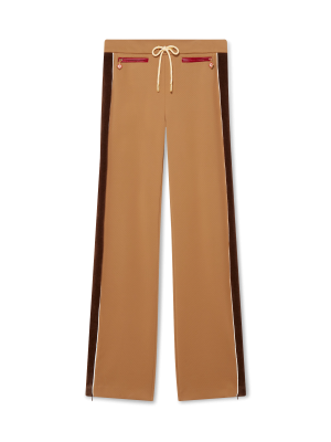 Chenille Panelled Track Pants