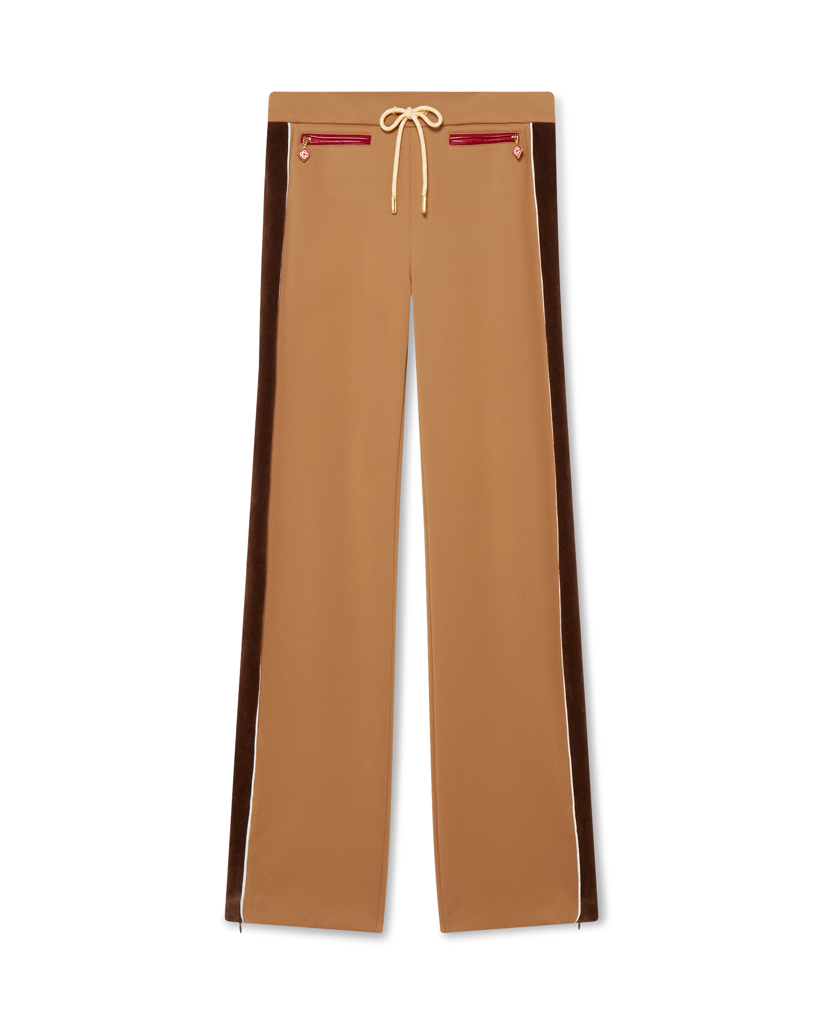 Chenille Panelled Track Pants