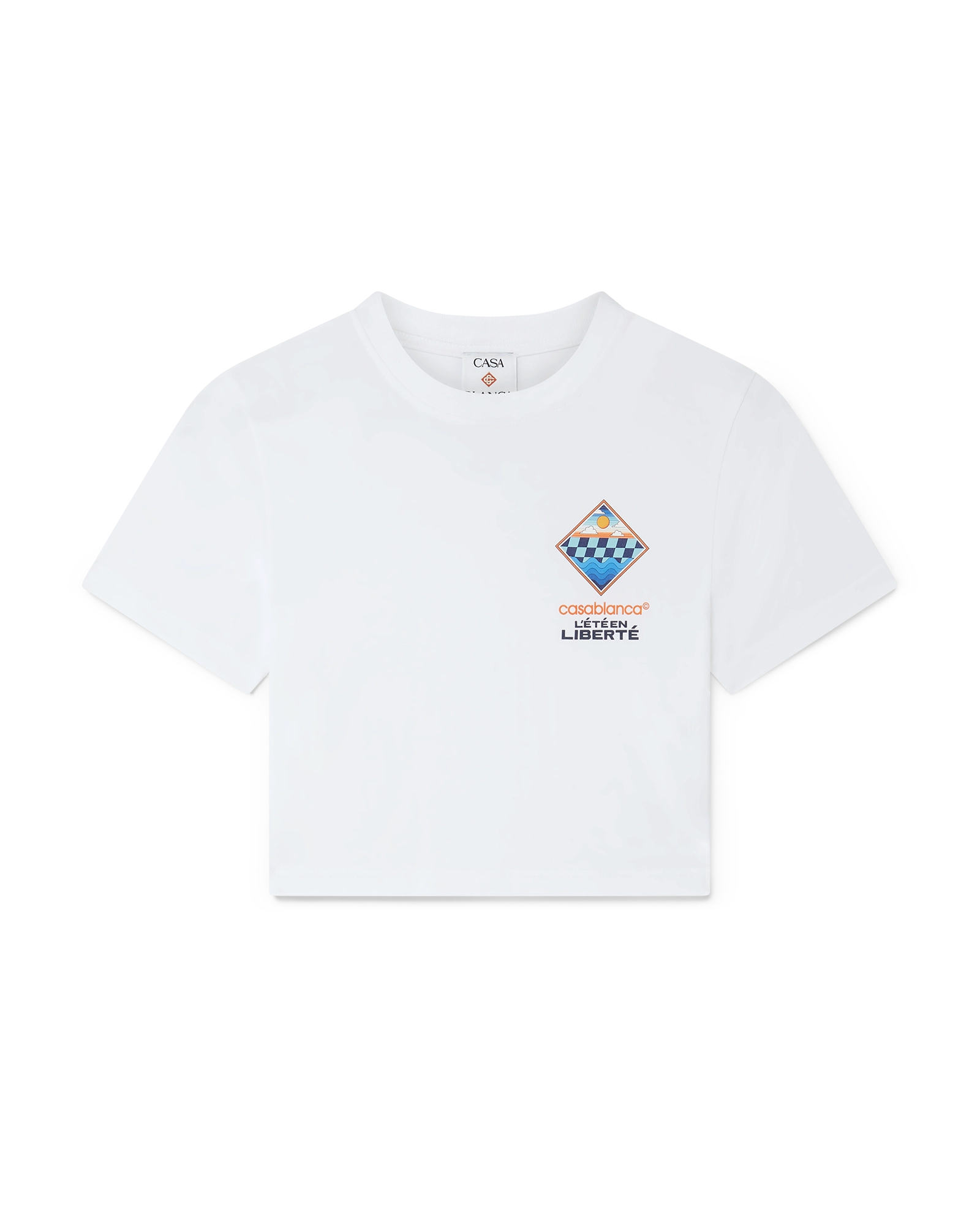 The L'Été En Liberté Short Sleeve Cropped T-Shirt