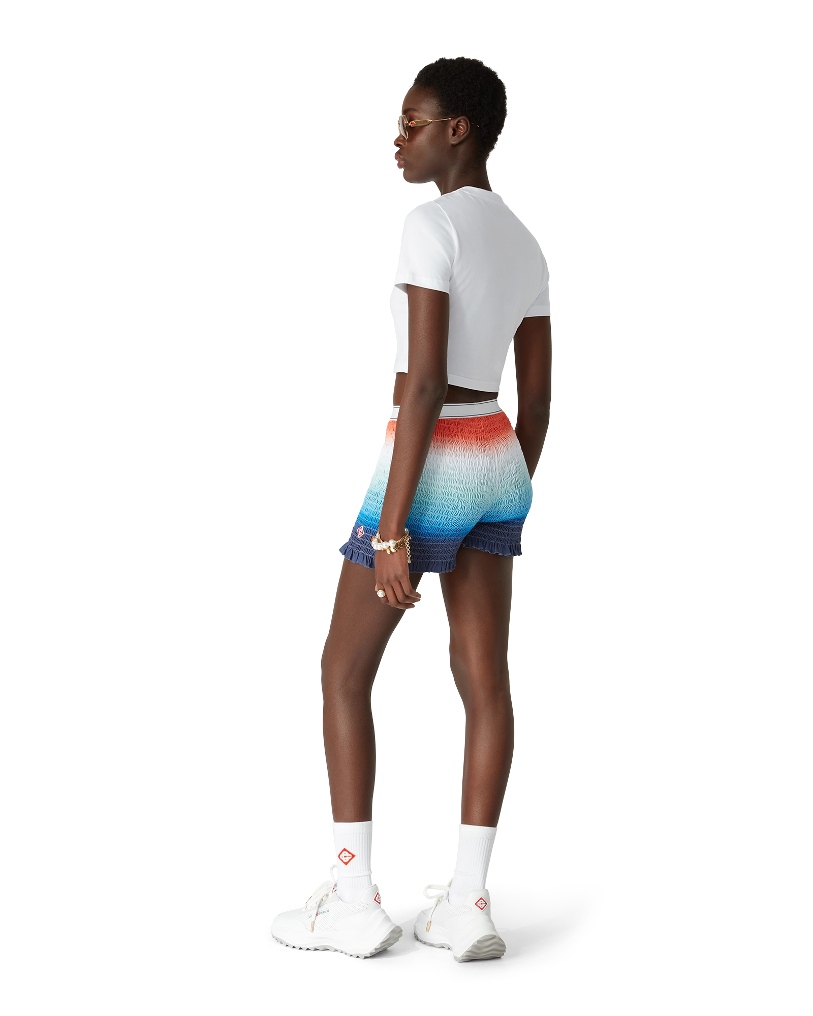 The L'Été En Liberté Short Sleeve Cropped T-Shirt - 图片 3